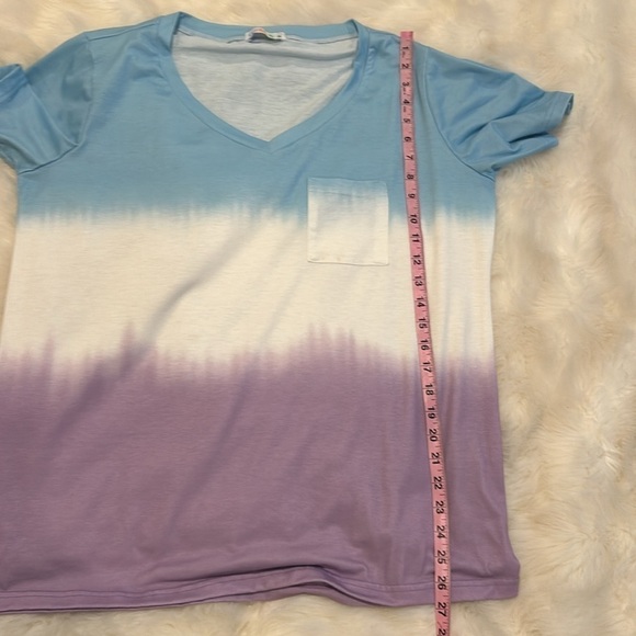 Color block tie-dye T-shirt - Picture 4 of 6
